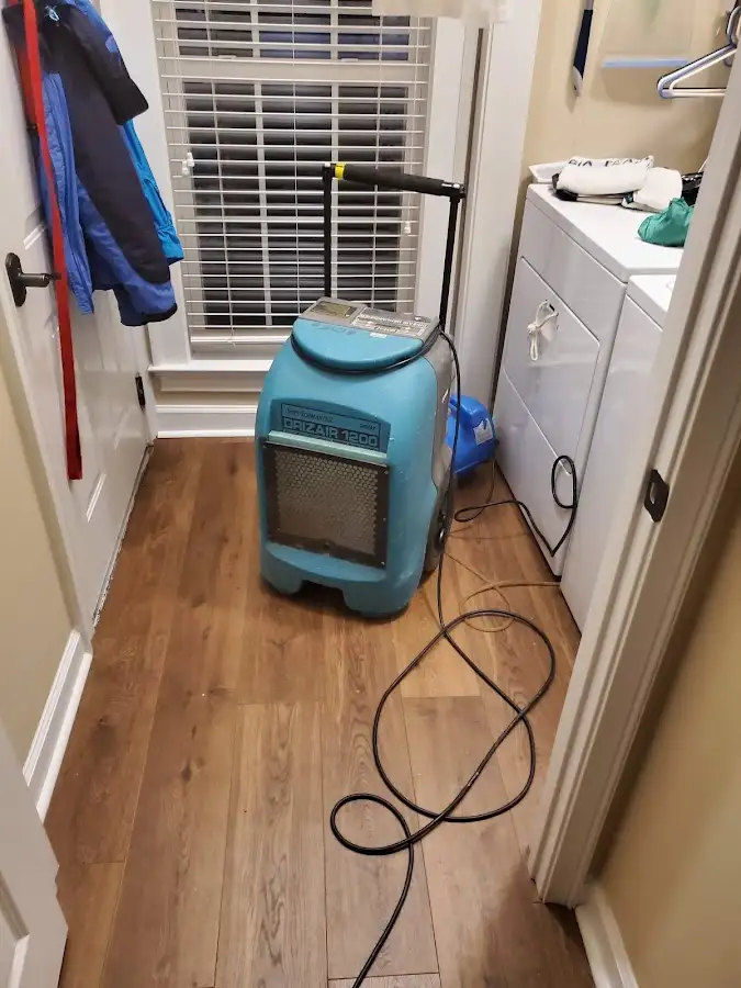 Commercial dehumidifier deployed for Flood Damage Cleanup in South St. Paul